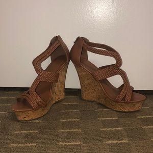 Tan Wedges